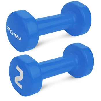 Вінілові гантелі Spokey SHAPE 2x2 кг, синій