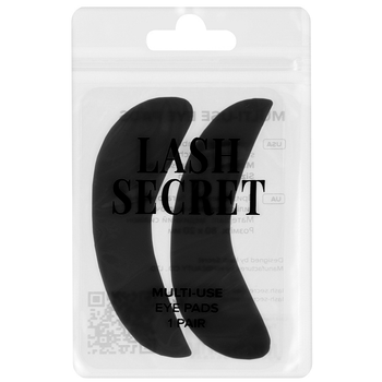 Силіконові патчі багаторазові Lash Secret чорні 1 пара