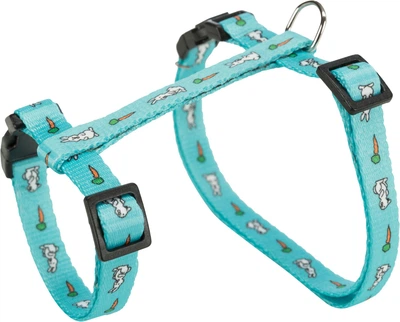 Шлея с поводком для кролика Trixie голубая 25-44 см TX-6263