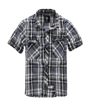Рубашка мужская хлопковая Brandit Roadstar XL black/anthracite (4012.69.XL)