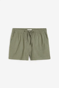 Шорти H&M L хакі 3041058340