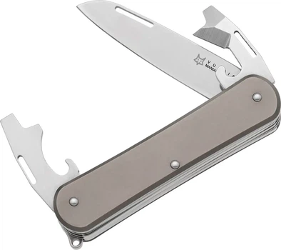 Ніж багатофункціональний Fox Vulpis Titanium Gray. 3 інструменти