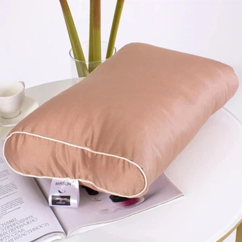Подушка ортопедична (стружка Memory) MirSon №4142 Delicate Satin 0165 Estella 49х32х10.5 см (2200006423560)