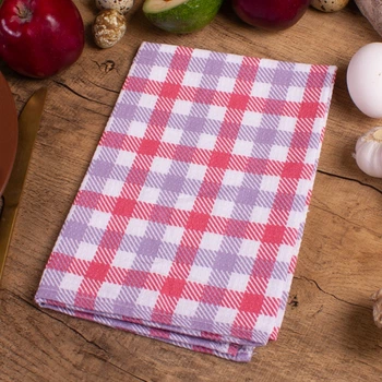 Полотенце вафельное Mirson №502 Waffle Red cell 30х50 см (2200006723424)