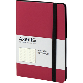 Книга записна Axent Partner Soft А5 96 аркушів, крапка, гнучка обкладинка, червона 8310-05-A 4251458783793