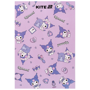 Блокнот-планшет Kite Kuromi A5, 50 аркушів, клітинка HK25-194-1 4063276237828
