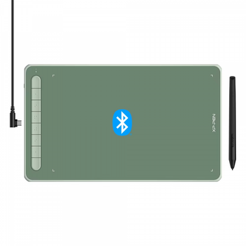 Графічний планшет XP-Pen Deco lw green, 10x6", 5080 lpi, 8192 levels, Bluetooth 5.0