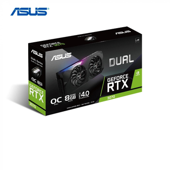 Відеокарта ASUS RTX 3070 8GB Dual OC (GDDR6, 256 bit, PCI-E 4.0 x16)