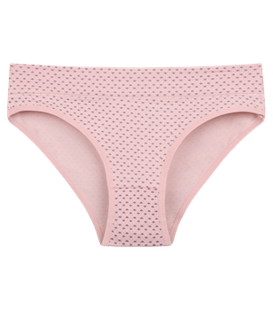 Труси сліпи з малюнком жіночі - Donella - 188114 - XL - Персиковий