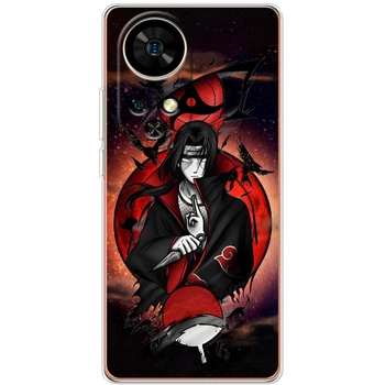 Силиконовый Чехол с Картинкой для Ulefone Note 17 Pro Принт (Аниме Итачи, Anime Itachi) (65170-ysm002)