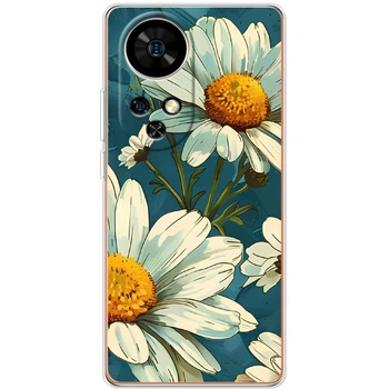 Силиконовый Чехол с Картинкой для Ulefone Note 17 Pro Принт (Цветы, Ромашки) (65170-ysm011)