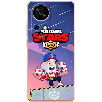 Силиконовый Чехол с Картинкой для Ulefone Note 17 Pro Принт (Бравл Старс Динамайк, Brawl Stars Dynamike) (65170-ysm021)
