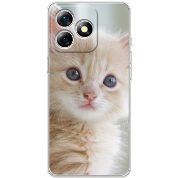 Силиконовый Чехол с Картинкой для Ulefone Note 18 Pro Принт (Котик) (65171-ysm99)