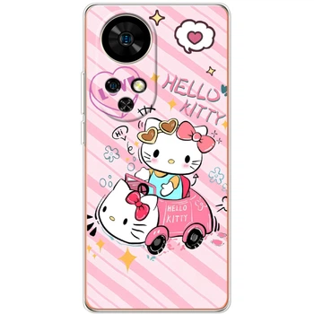 Силиконовый Чехол с Картинкой для Ulefone Note 17 Pro Принт (Хеллоу Китти, Hello Kitty) (65170-ysm032)