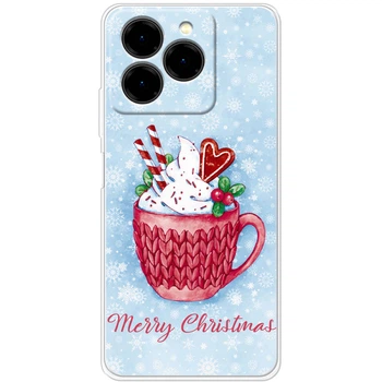Силиконовый Чехол с Картинкой для Ulefone Note 20 Pro Принт (Новогодний, Десерт) (65172-ysm2519)