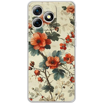 Силиконовый Чехол с Картинкой для Ulefone Note 18 Pro Принт (Цветок Сакура) (65171-ysm008)