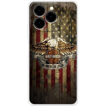 Силиконовый Чехол с Картинкой для Ulefone Note 20 Pro Принт (Харлей Дэвидсон) (65172-ysm2483)