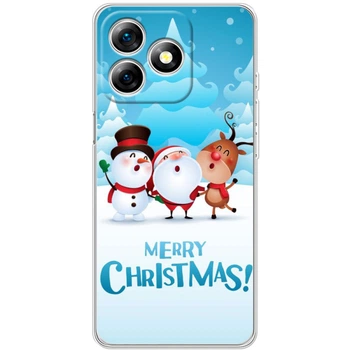 Силиконовый Чехол с Картинкой для Ulefone Note 18 Pro Принт (Новогодний, Веселая Компания) (65171-ysm1896)