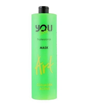 Маска для пошкодженого волосся з колагеном You Look Professional Art Collagen Active Mask 1000 мл