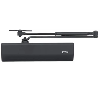 Автоматичний дверний дотягувач RYOBI D-2055V Grey Anthracite для міжкімнатних та вхідних дверей із регулюванням швидкості закривання (99-00012888)