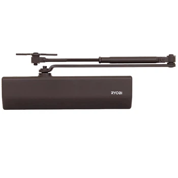 Автоматичний дверний дотягувач RYOBI D-2055V Dark Bronze для міжкімнатних та вхідних дверей з регулюванням швидкості закривання (99-00012885)