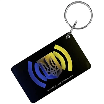 Ключ карта Trinix Proxymity-key EM+MF epoxy 125 кГц, 13.56 МГц Черный (99-00023972)