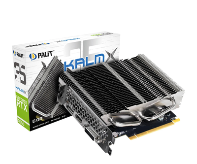 Видеокарта Palit GeForce RTX 3050 KalmX 6GB GDDR6 (NE63050018JE-1070H) EU