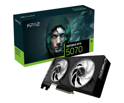 Видеокарта KFA2 GeForce RTX 5070 1-Click OC 12GB GDDR7 DLSS4 (57NON7MDBROK) EU