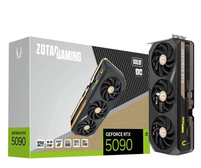 Видеокарта Zotac GeForce RTX 5090 Solid OC 32GB GDDR7 DLSS4 (ZT-B50900J-10P) EU