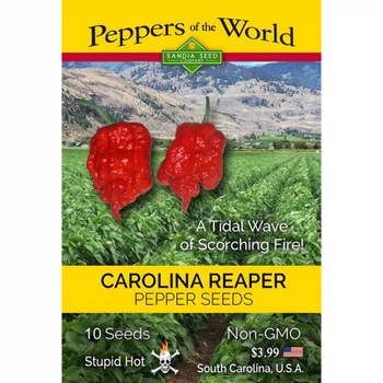 Семена острого перца Carolina Reaper (Каролина Рипер, Каролинский жнец) 2200000, 2025 г.