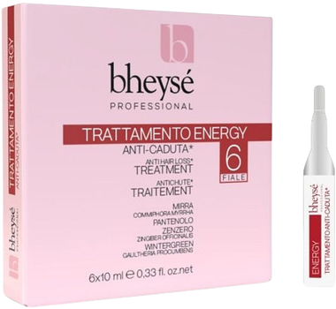 Ампулы Bheyse Professional Energy Treatment против выпадения волос с экстрактом серной, гаультерии и пантенола