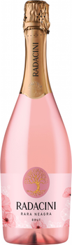 Вино ігристе Radacini Rara Neagra Brut рожеве брют 0.75 л 12% (4840267009363)