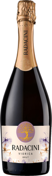 Вино ігристе Radacini Viorica Brut біле брют 0.75 л 12% (4840267008953)