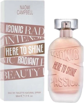 Туалетна вода для жінок Naomi Campbell Here To Shine 50 мл (5050456003037)