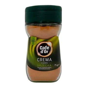 Розчинна кава з горіховим смаком Cafe d`OR Crema 75г. Польща