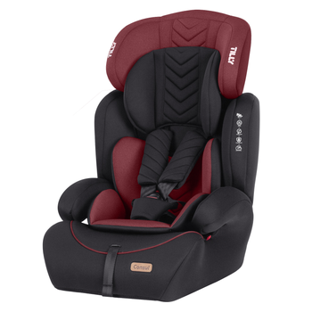 Детское автокресло TILLY Consul T-531/4 Black- Red – 9-36 кг – 5-точечные ремни безопасности – европейская пряжка Fenix