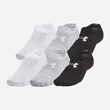 Набор мужских носков коротких Under Armour Unisex Essential 6pk ULT 1386240-002 S (31.5-36.5) 6 шт Черный (196886287106)