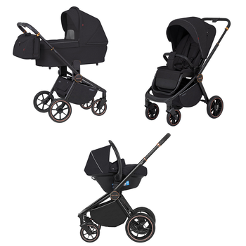 Коляска універсальна CARRELLO Epica CRL-8511/1 (3in1) Space Black 2024