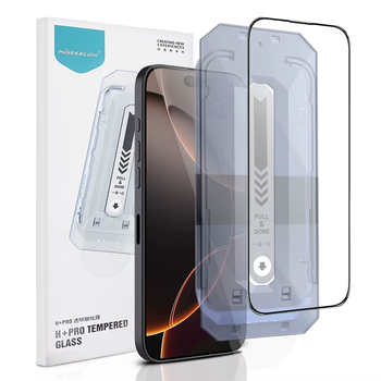 Защитное стекло Nillkin Amazing CP+ PRO Full Glue для Apple iPhone 16 Pro 2024 Black (0.25 mm) с аппликатором