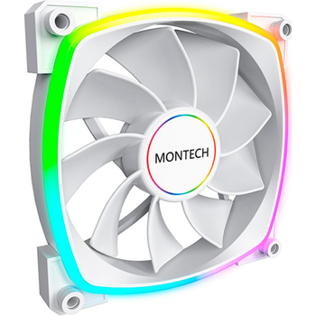 Кулер для корпусу Montech 140MM RX140 PWM WHITE 27дБ 1600 об/хв білий