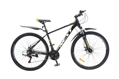 Велосипед Crossbike Next 2025 29" 18" Чорний-Жовтий