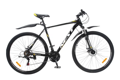 Велосипед Crossbike Next 2025 29" 22" Чорний-Жовтий