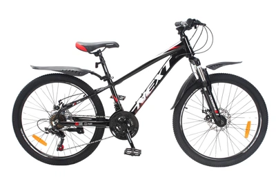 Велосипед Crossbike Next 2025 24" 11" Чорний-Червоний