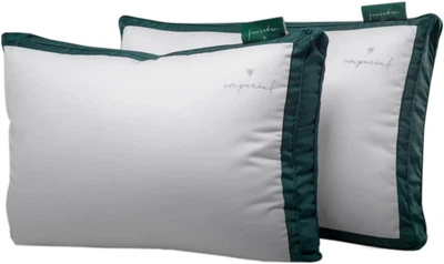 Подушка MirSon Imperial Satin Luxe Пуховая Высокая 70х70 см (2200007209026)