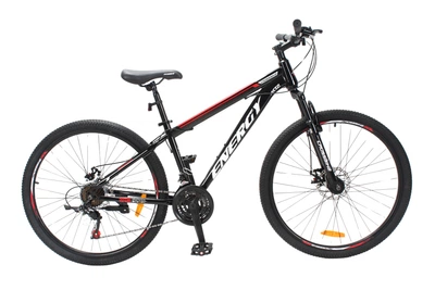 Велосипед CrossBike Energy 27.5" 15" Чорний-Червоний