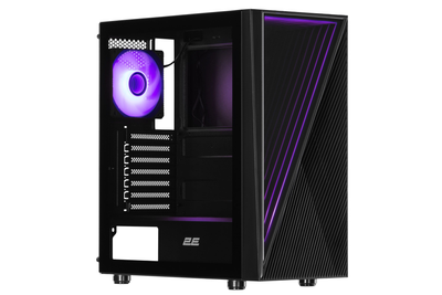 2E Gaming Корпус Infinity G205A без БЖ 2xUSB3.0, 1xUSBType-C, 1x120мм ARGB, 2x120мм, VGA 345мм, LCS ready, TG S