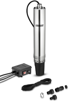Karcher Насос свердловинний ВР 4 Deep Well, 700 Вт, 4600 л/р, 43 м, 4.3 бар, 12 м, 150 мм, 35 ​​°C, G1, 7.14 кг