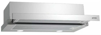 Gorenje Витяжка BHP523E10X вбудовувана, 50см, 322м3г, нерж