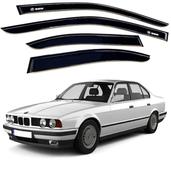 Дефлектори вікон вітровики для Bmw 5 (E34) 1988-1995 Скотч 3M Voron Glass