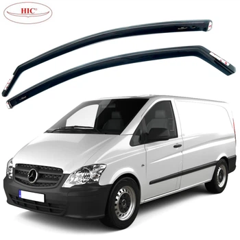 Дефлектори вікон вітровики HIC для Mercedes Vito 639 2003-2014 Вставні (MB06-IN)